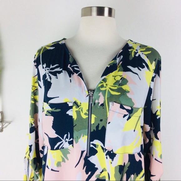 Ellen Tracy Gorgeous Comfy Printed Top Size (M) - Picture 6 of 10